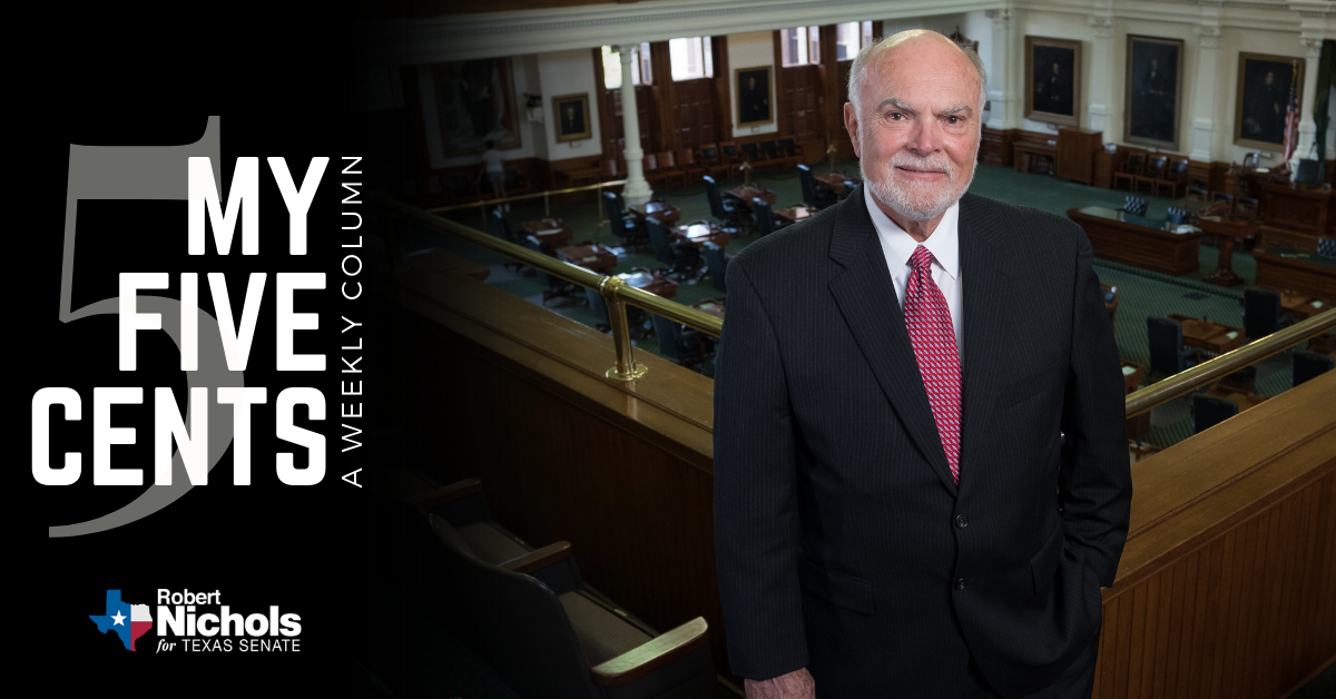 About Sen. Nichols Robert Nichols for Senate